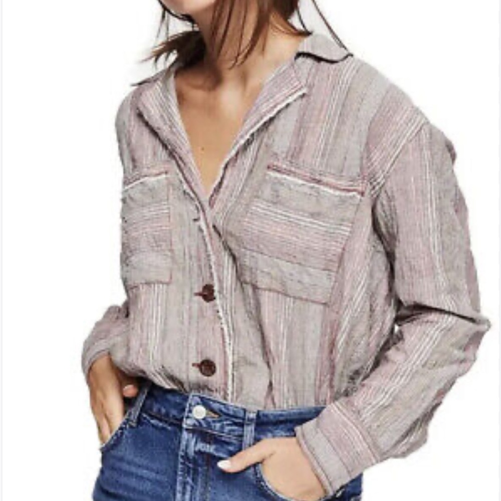 Free People High Tide button down shirt